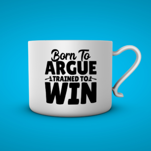 Born to Argue Mug